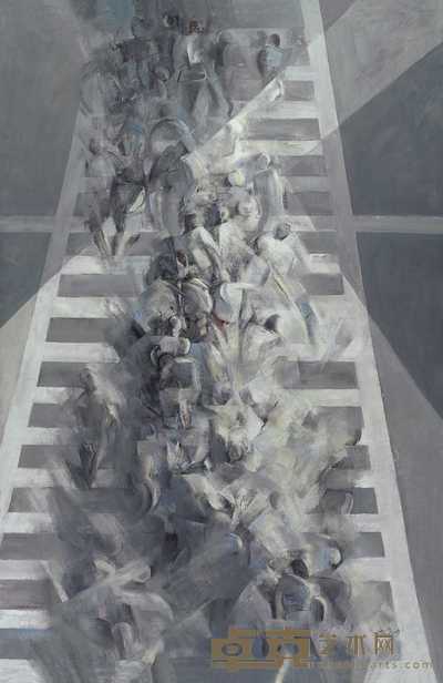 沈力 2005年作 人行道 180×140cm